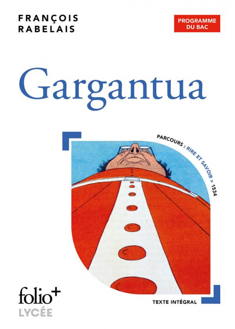 GARGANTUA - BAC 2023 - RABELAIS FRANCOIS - GALLIMARD