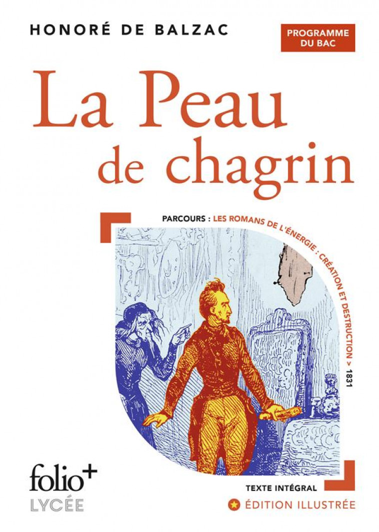 LA PEAU DE CHAGRIN - BAC 2023 - BALZAC HONORE DE - GALLIMARD