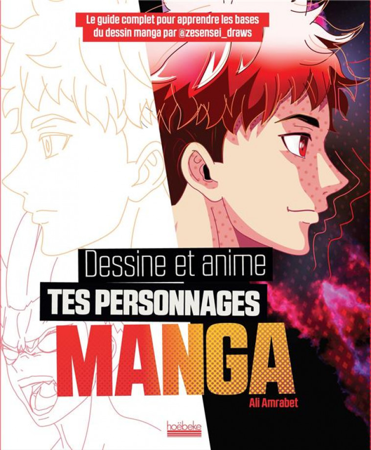 DESSINE ET ANIME TES PERSONNAGES MANGA - LE GUIDE COMPLET POUR APPRENDRE LES BASES DU DESSIN PAR  ZE - AMRABET ALI - GALLIMARD