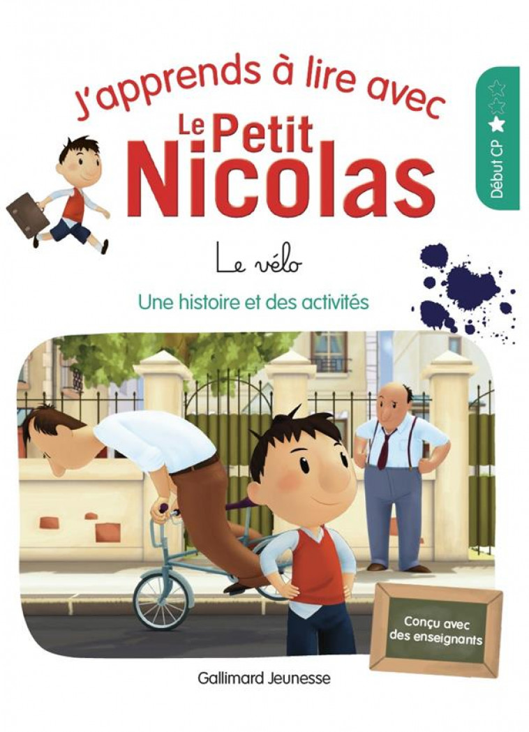 J-APPRENDS A LIRE AVEC LE PETIT NICOLAS - T03 - LE VELO - DEMARIA MARJORIE - GALLIMARD