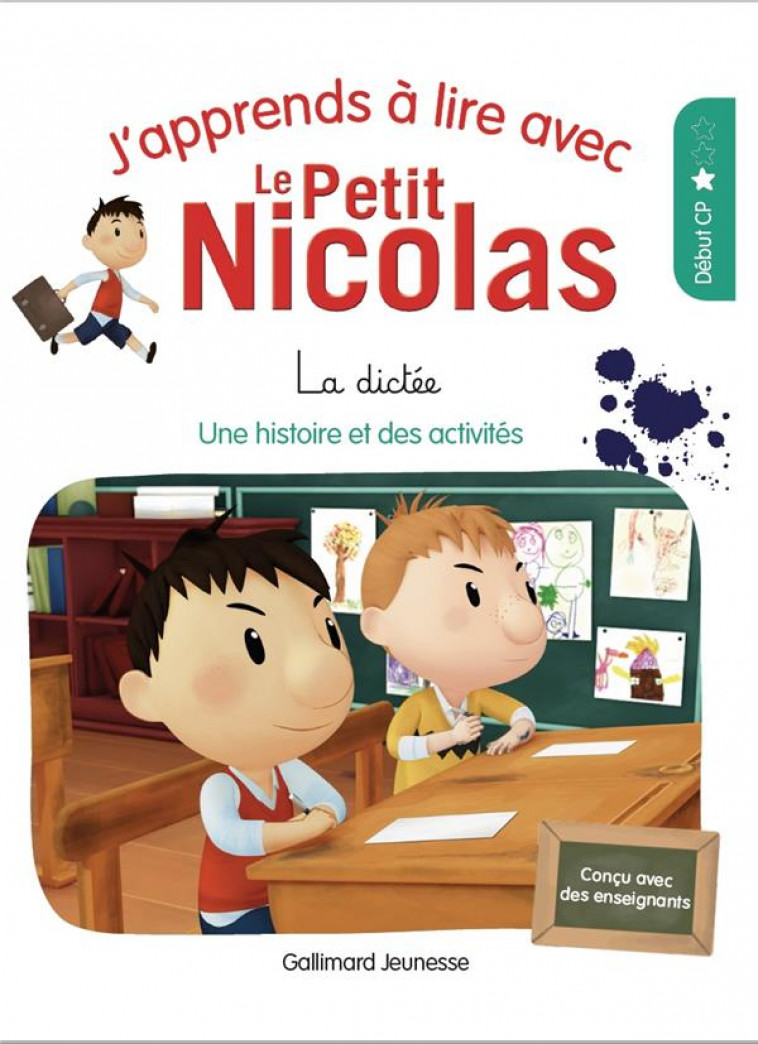 J-APPRENDS A LIRE AVEC LE PETIT NICOLAS - T04 - LA DICTEE - DEMARIA MARJORIE - GALLIMARD