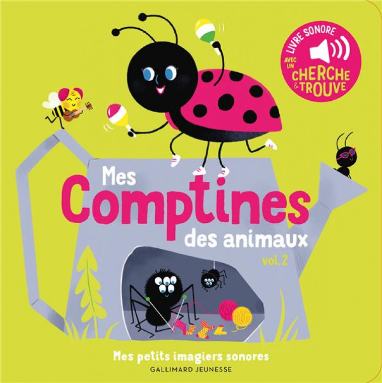 MES COMPTINES DES ANIMAUX - VOL02 - DES SONS A ECOUTER, DES IMAGES A REGARDER - FOUQUIER - GALLIMARD