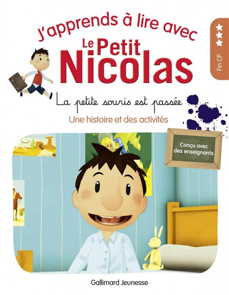 J-APPRENDS A LIRE AVEC LE PETIT NICOLAS - T18 - LA PETITE SOURIS EST PASSEE - DEMARIA MARJORIE - GALLIMARD