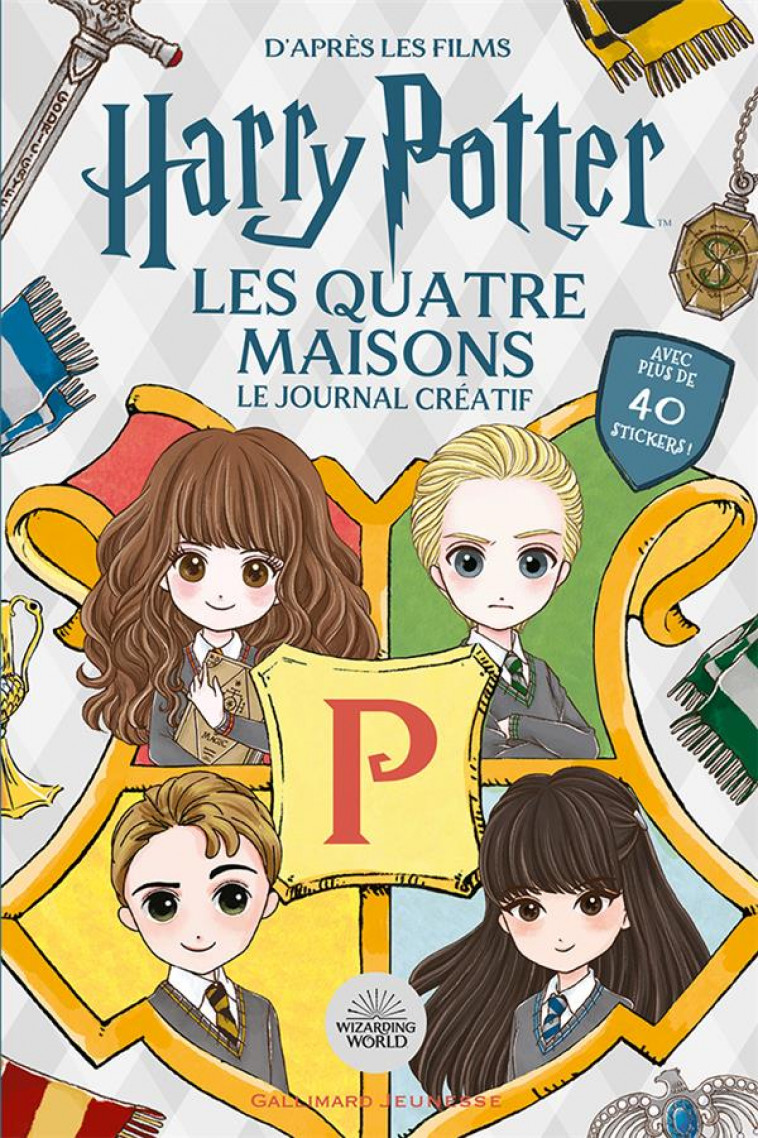 HARRY POTTER - LES 4 MAISONS - LE JOURNAL CREATIF - COLLECTIF - NC