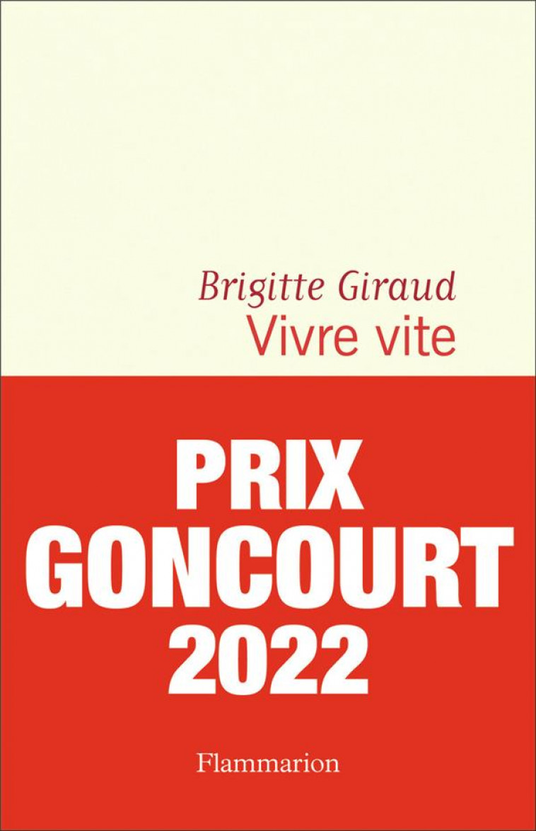 VIVRE VITE - GIRAUD BRIGITTE - FLAMMARION