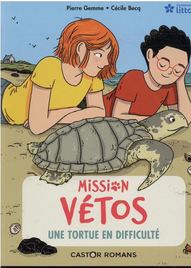 MISSION VETOS - T08 - UNE TORTUE EN DIFFICULTE - GEMME/BECQ - FLAMMARION