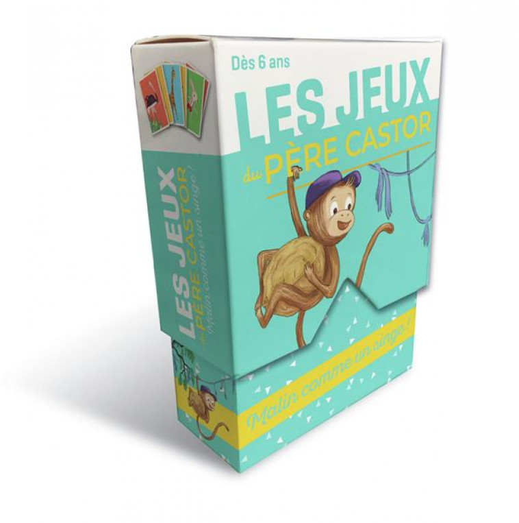 LES JEUX DU PERE CASTOR - MALIN COMME UN SINGE ! - BOUVAREL/COLLECTIF - FLAMMARION