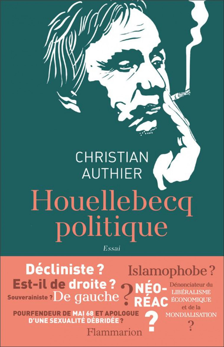 HOUELLEBECQ POLITIQUE - AUTHIER CHRISTIAN - FLAMMARION