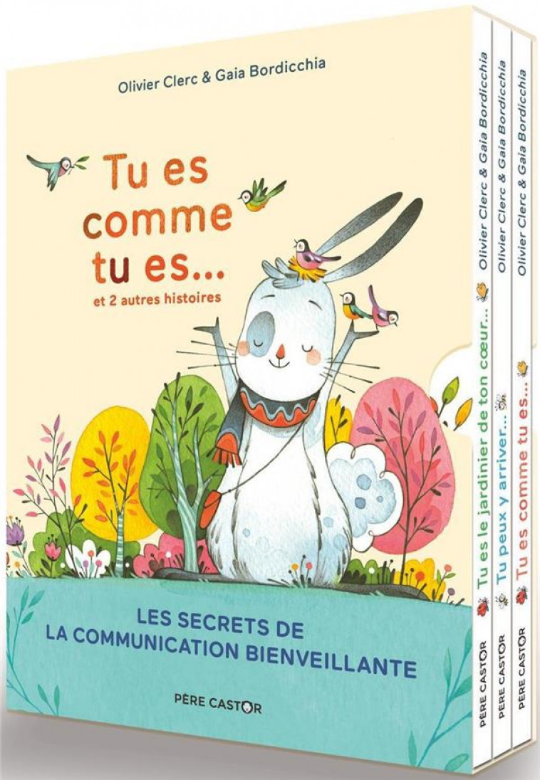 TU ES COMME TU ES... ET 2 AUTRES HISTOIRES (COFFRET) - LES SECRETS DE LA COMMUNICATION BIENVEILLANTE - BORDICCHIA/CLERC - FLAMMARION