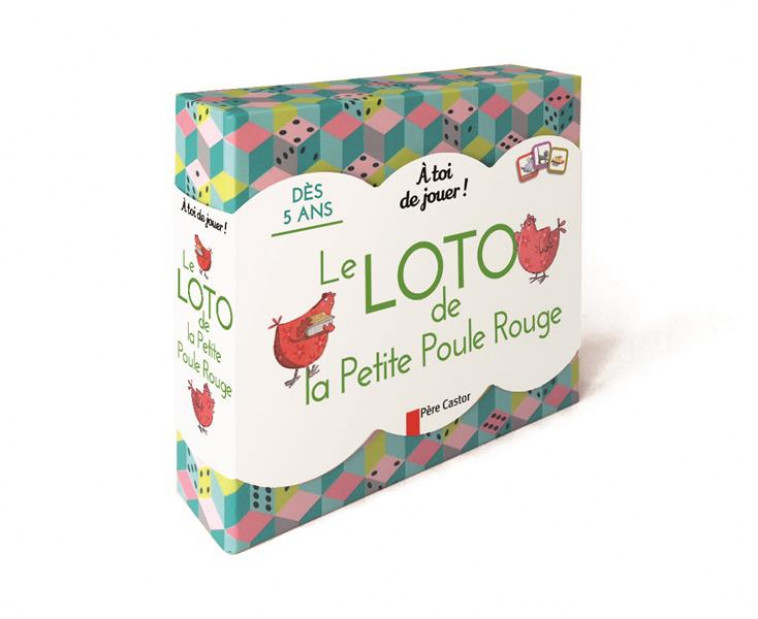 LE LOTO DE LA PETITE POULE ROUGE - BRUNELET/FRONSACQ - Père Castor-Flammarion