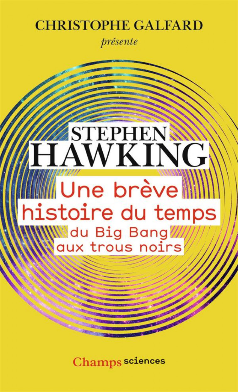 UNE BREVE HISTOIRE DU TEMPS - DU BIG BANG AUX TROUS NOIRS - HAWKING STEPHEN - FLAMMARION