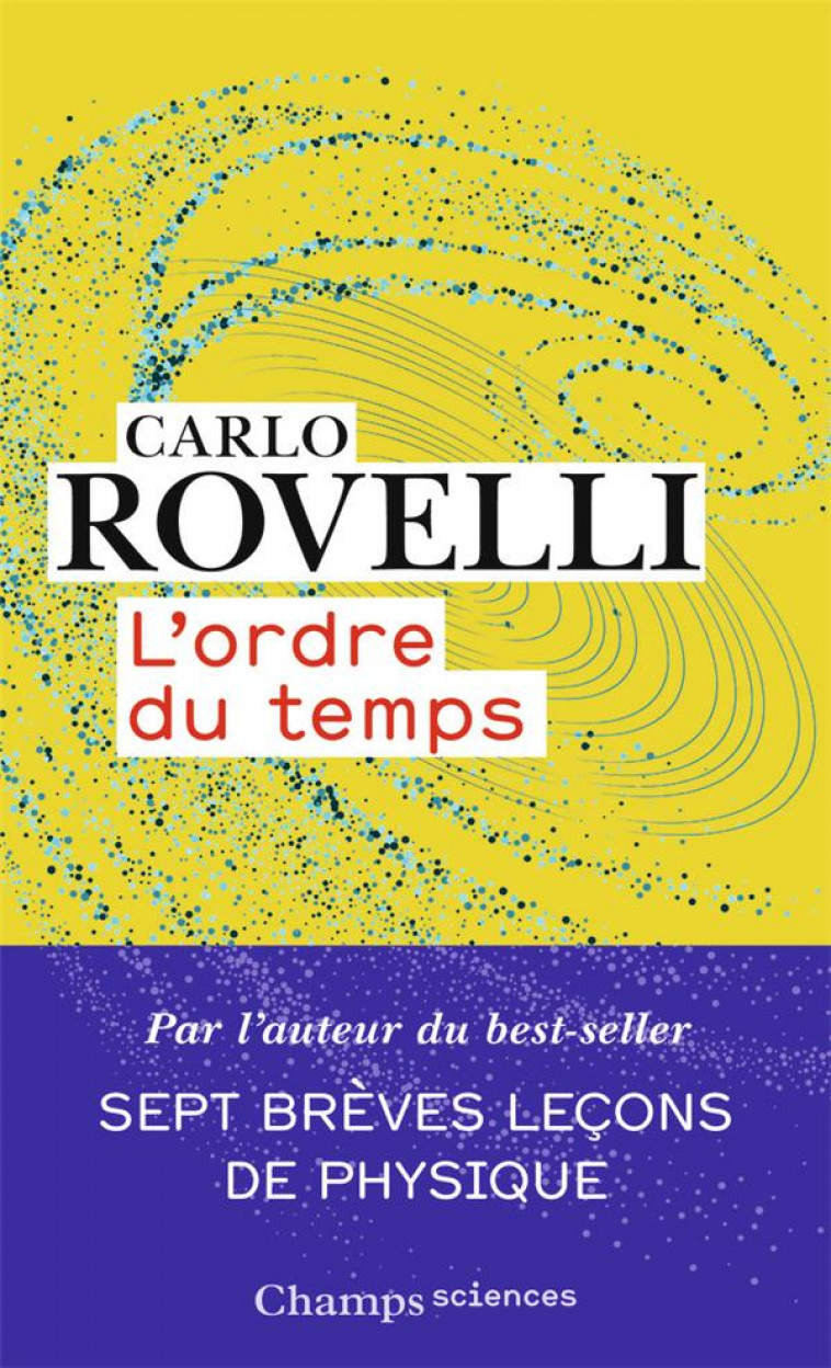 L-ORDRE DU TEMPS - ROVELLI CARLO - FLAMMARION