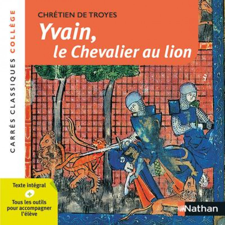 YVAIN, LE CHEVALIER AU LION - TROYES CHRETIEN DE - CLE INTERNAT