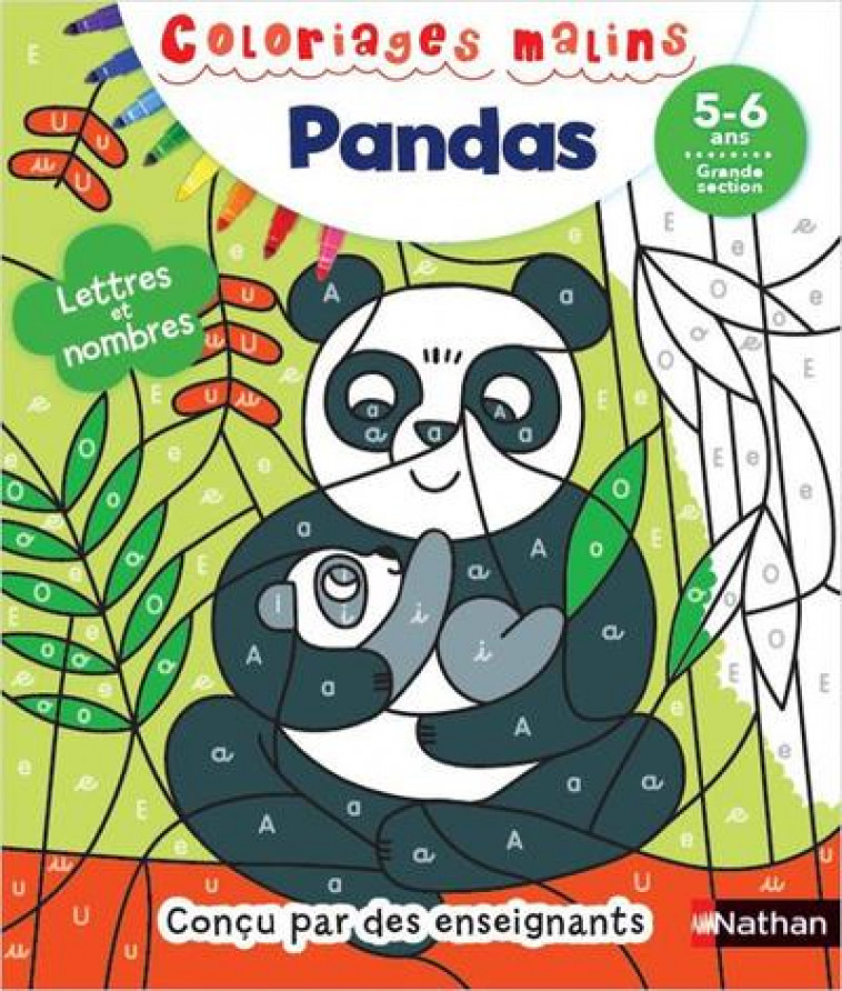 PANDAS : LETTRES ET NOMBRES GS - NIDELET - CLE INTERNAT