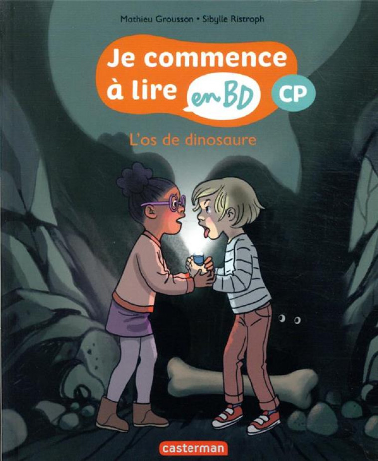 JE COMMENCE A LIRE EN BD - T09 - L-OS DU DINOSAURE - CP - GROUSSON/RISTROPH - CASTERMAN