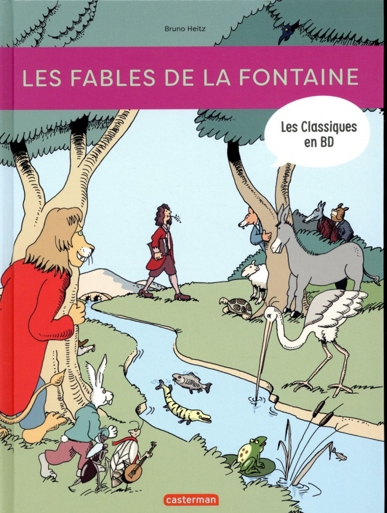 LES CLASSIQUES EN BD - LES FABLES DE LA FONTAINE - HEITZ - CASTERMAN