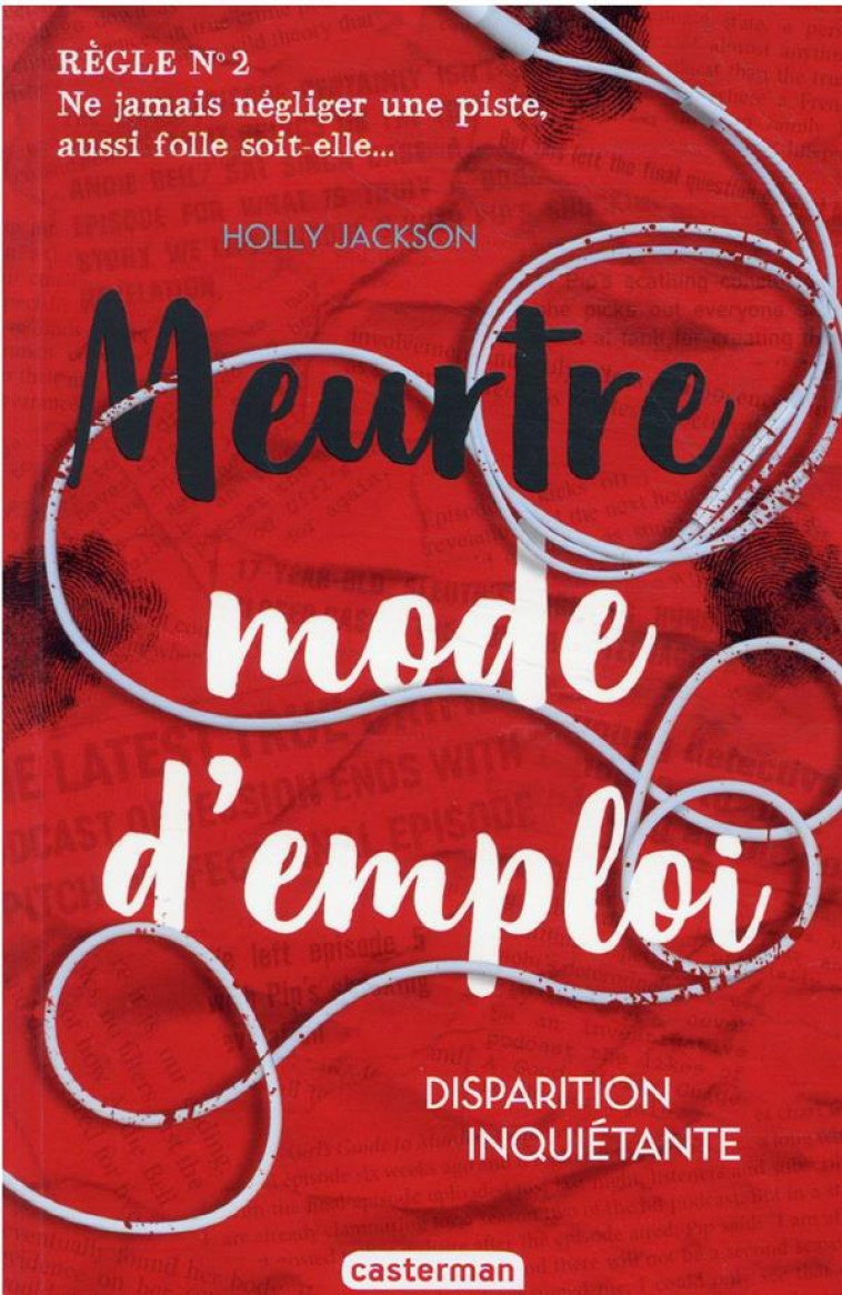 MEURTRE MODE D-EMPLOI - VOL02 - DISPARITION INQUIETANTE - JACKSON HOLLY - CASTERMAN