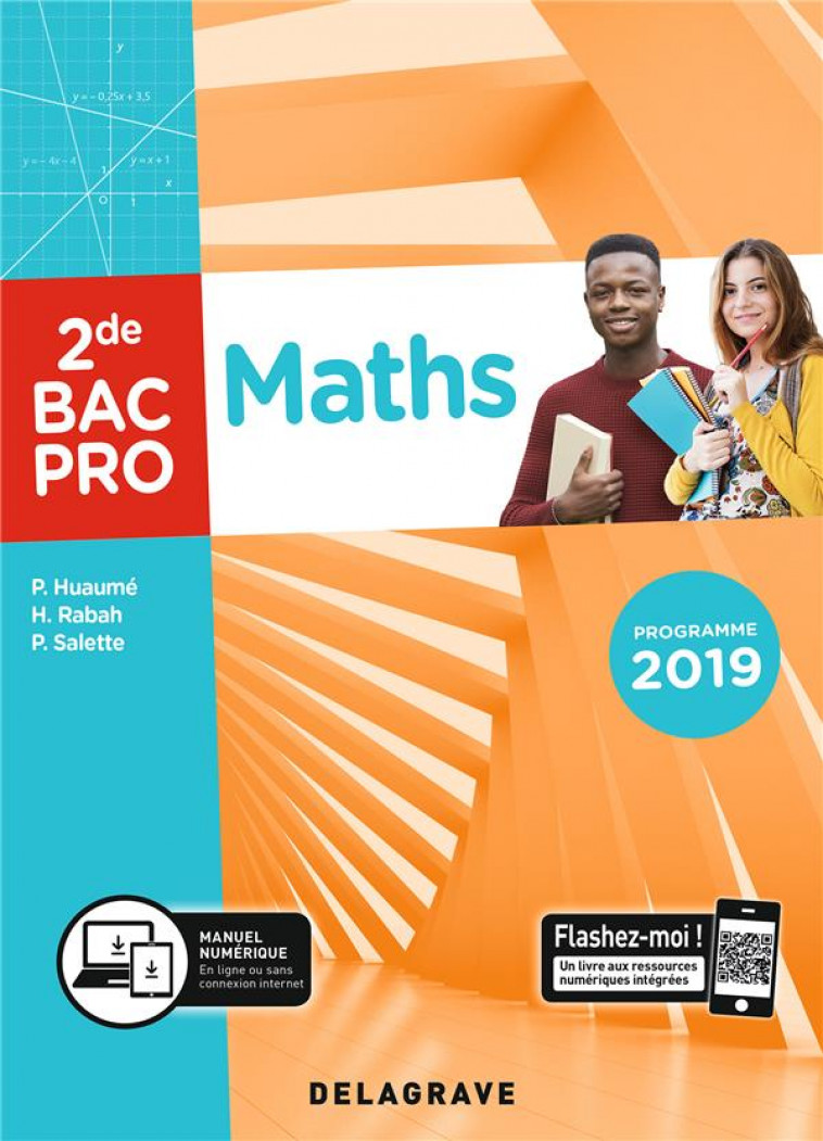 MATHS 2DE BAC PRO (2019) - POCHETTE ELEVE - SALETTE/HUAUME/RABAH - DELAGRAVE