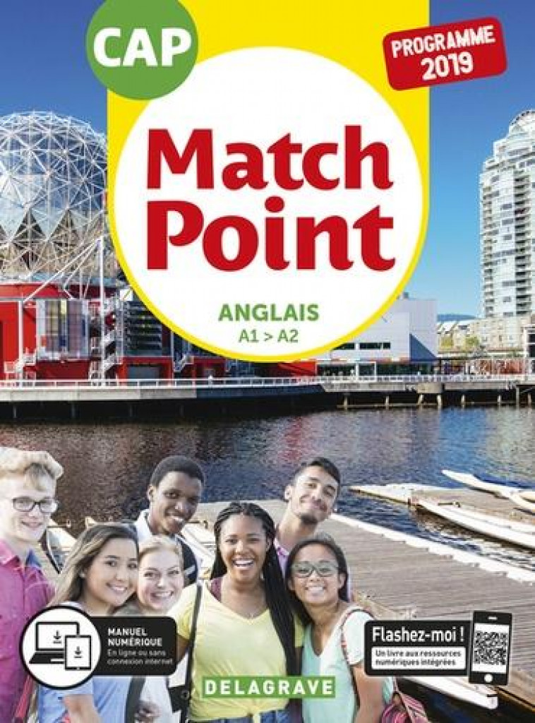 MATCH POINT ANGLAIS CAP (2019) - POCHETTE ELEVE - 1RE ET 2E ANNEES - AUBOUR/BRUN LIGER - DELAGRAVE