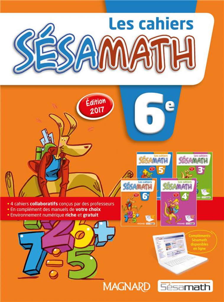 SESAMATH 6E (2017) - CAHIER ELEVE - ASSOCIATION SESAMATH - Magnard