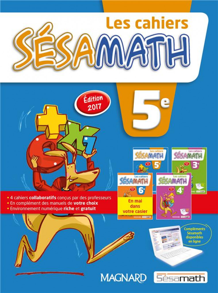 SESAMATH 5E (2017) - CAHIER ELEVE - ASSOCIATION SESAMATH - Magnard