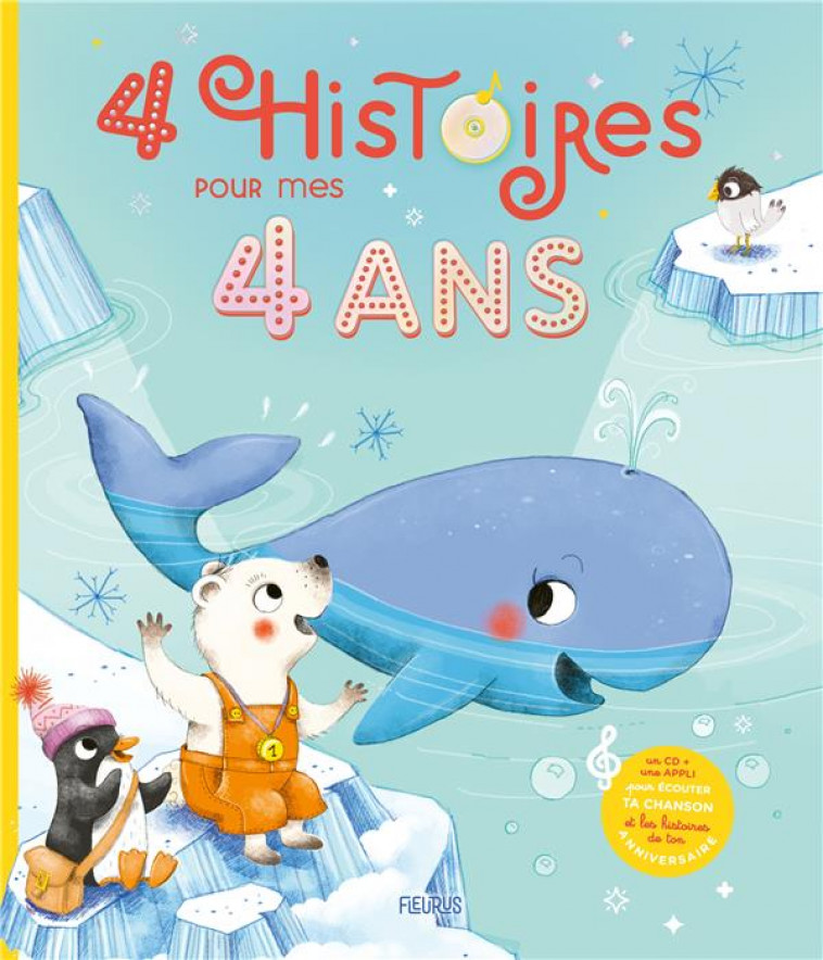 4 HISTOIRES POUR MES 4 ANS (+ CD) - AMIOT/RENAUD - FLEURUS