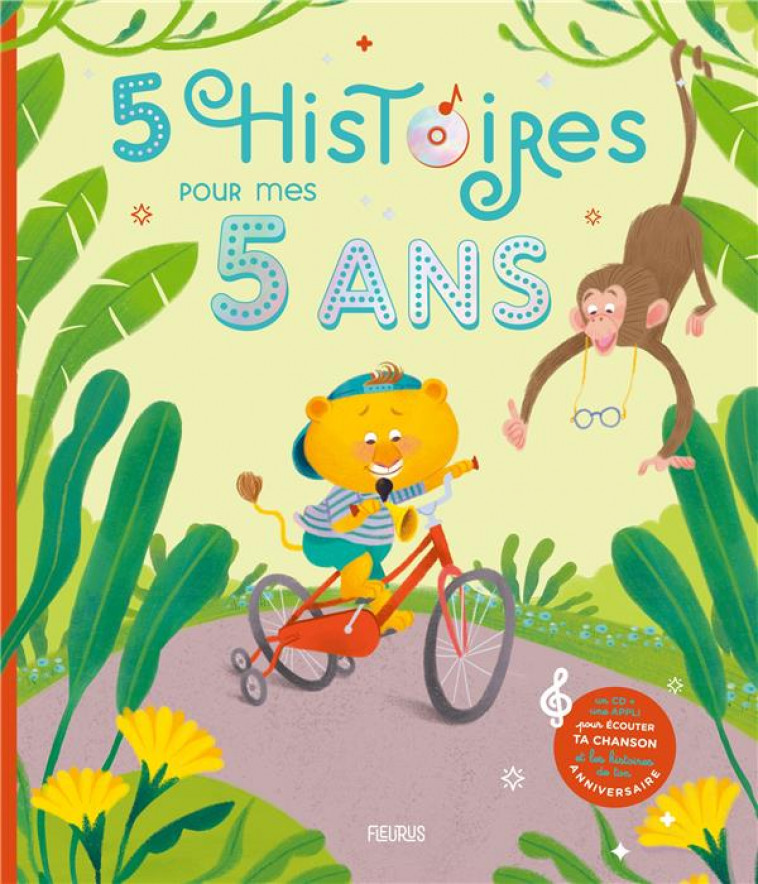 5 HISTOIRES POUR MES 5 ANS (+ CD) - AMIOT/MARAVAL HUTIN - FLEURUS