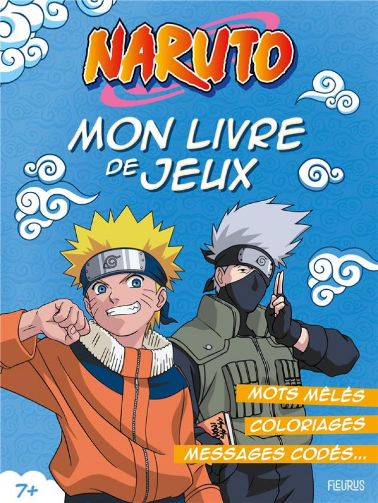 NARUTO  MON LIVRE DE JEUX - MICHEL TRAN ADELINE - FLEURUS