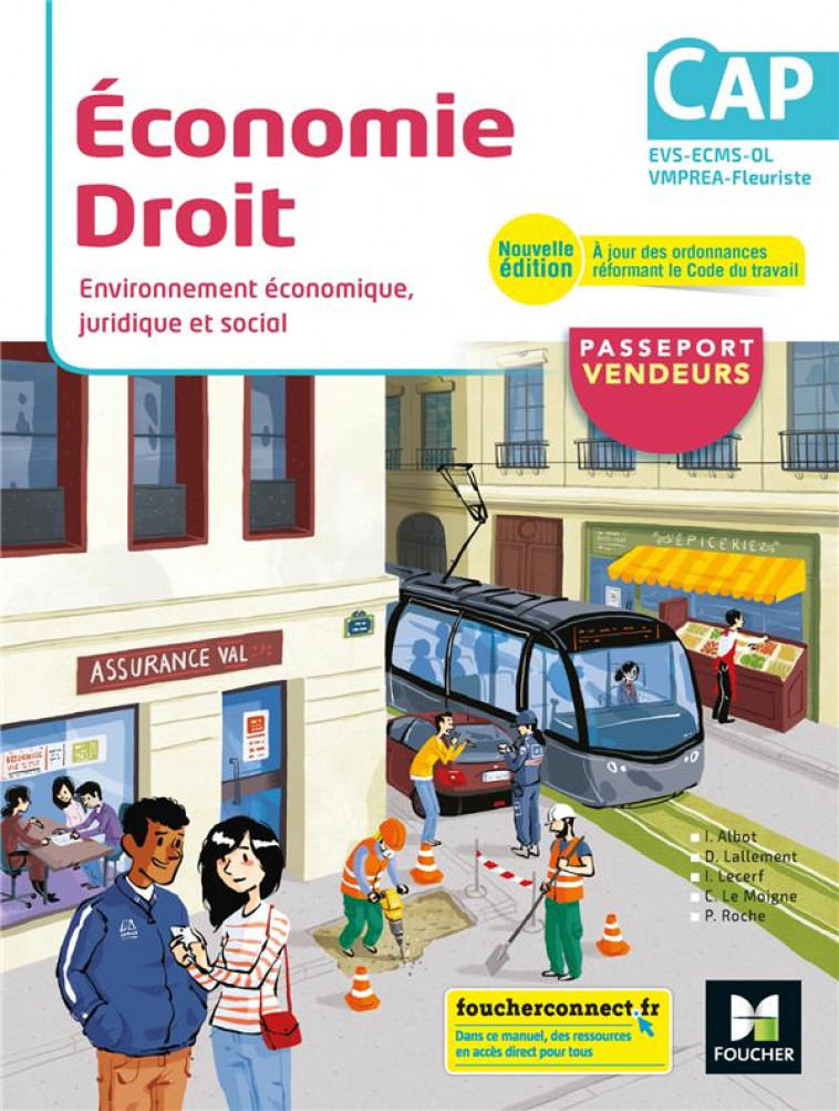 PASSEPORT VENDEUR - ECONOMIE-DROIT CAP - ED. 2018 - MANUEL ELEVE - ROCHE/ALBOT/LECERF - FOUCHER