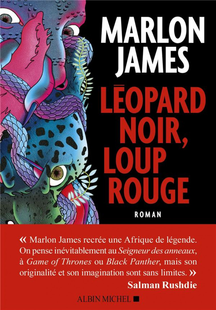 LEOPARD NOIR, LOUP ROUGE - JAMES MARLON - ALBIN MICHEL