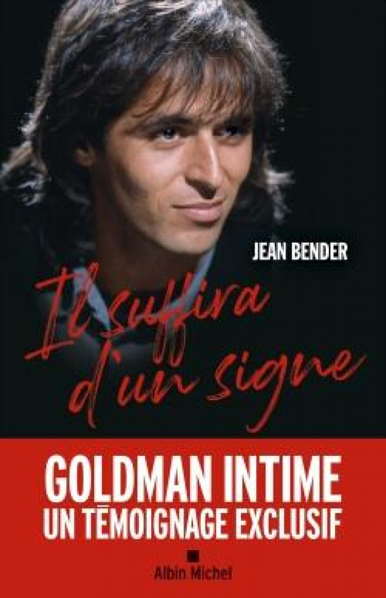 IL SUFFIRA D-UN SIGNE - BENDER JEAN - ALBIN MICHEL