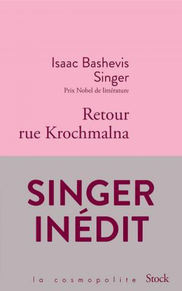 RETOUR RUE KROCHMALNA - BASHEVIS SINGER I. - STOCK