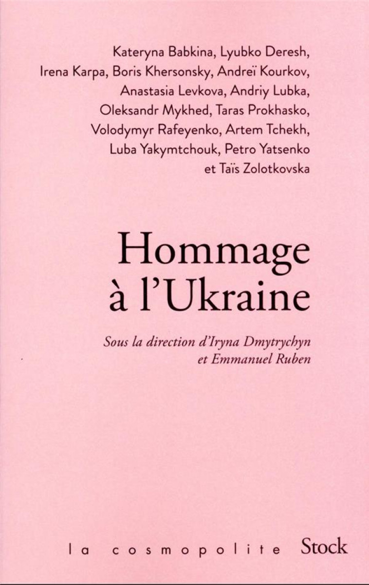 HOMMAGE A L-UKRAINE - DMYTRYCHYN/DERESH - STOCK