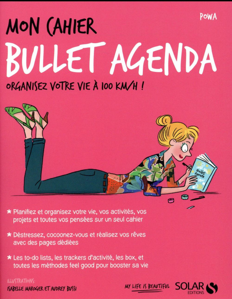 MON CAHIER BULLET AGENDA - POWA/MAROGER/BUSSI - Solar