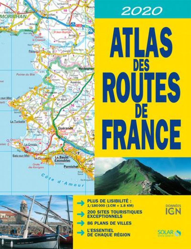 ATLAS DES ROUTES DE FRANCE 2020 - COLLECTIF - SOLAR