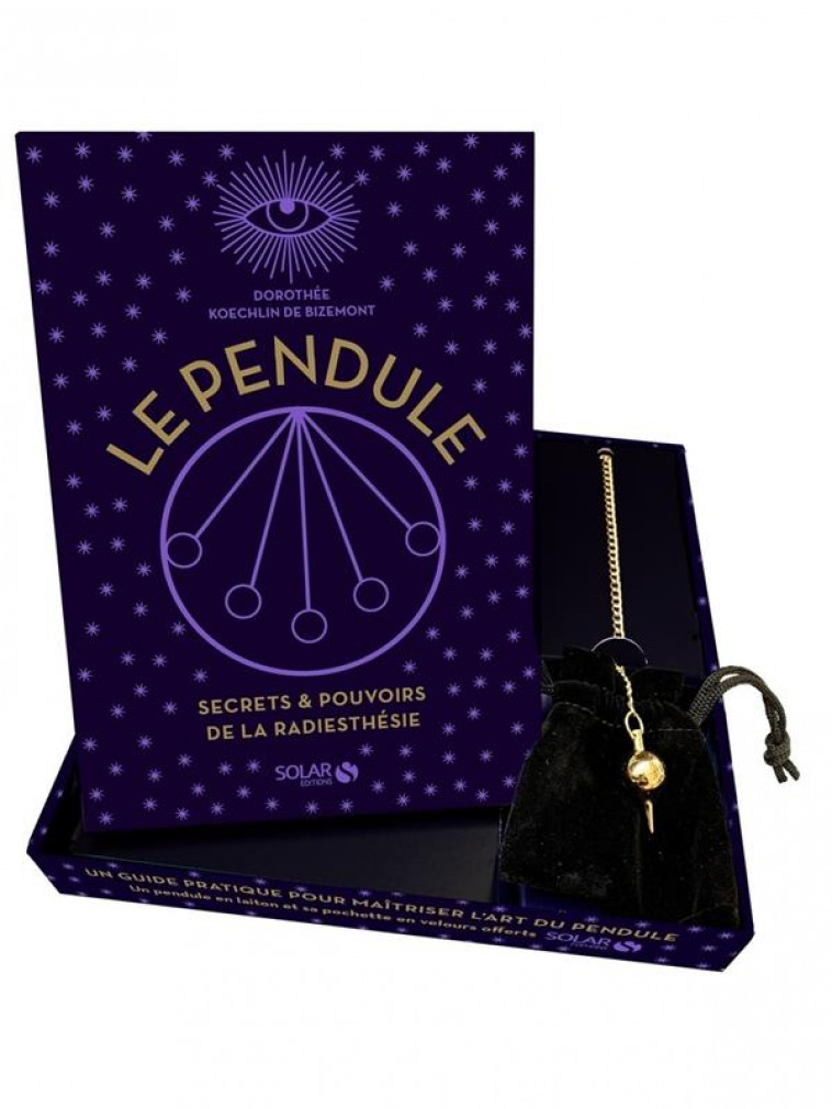 COFFRET LE PENDULE - SECRETS & POUVOIRS DE LA RADIESTHESIE -NE- - KOECHLIN DE BIZEMONT - SOLAR