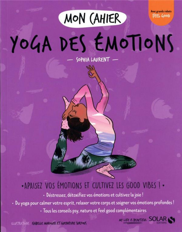 MON CAHIER YOGA DES EMOTIONS - LAURENT/MAROGER - SOLAR