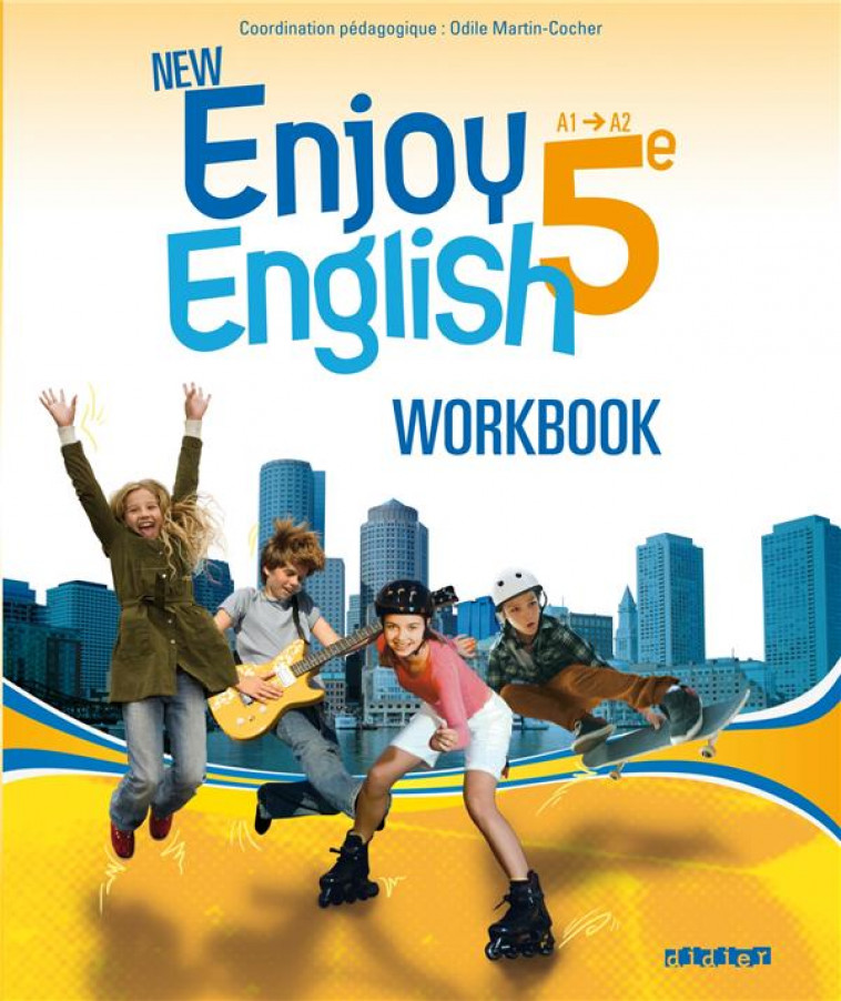 NEW ENJOY ENGLISH - ANGLAIS 5E - WORKBOOK - VERSION PAPIER - VIALLETON/PLAYS - DIDIER