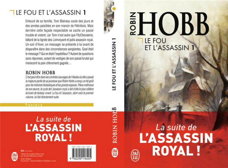 LE FOU ET L-ASSASSIN - T01 - LE FOU ET L-ASSASSIN - HOBB ROBIN - J'ai lu