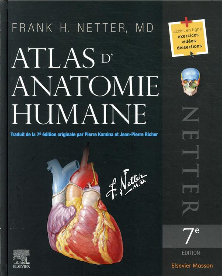 ATLAS D-ANATOMIE HUMAINE - NETTER FRANK - MASSON