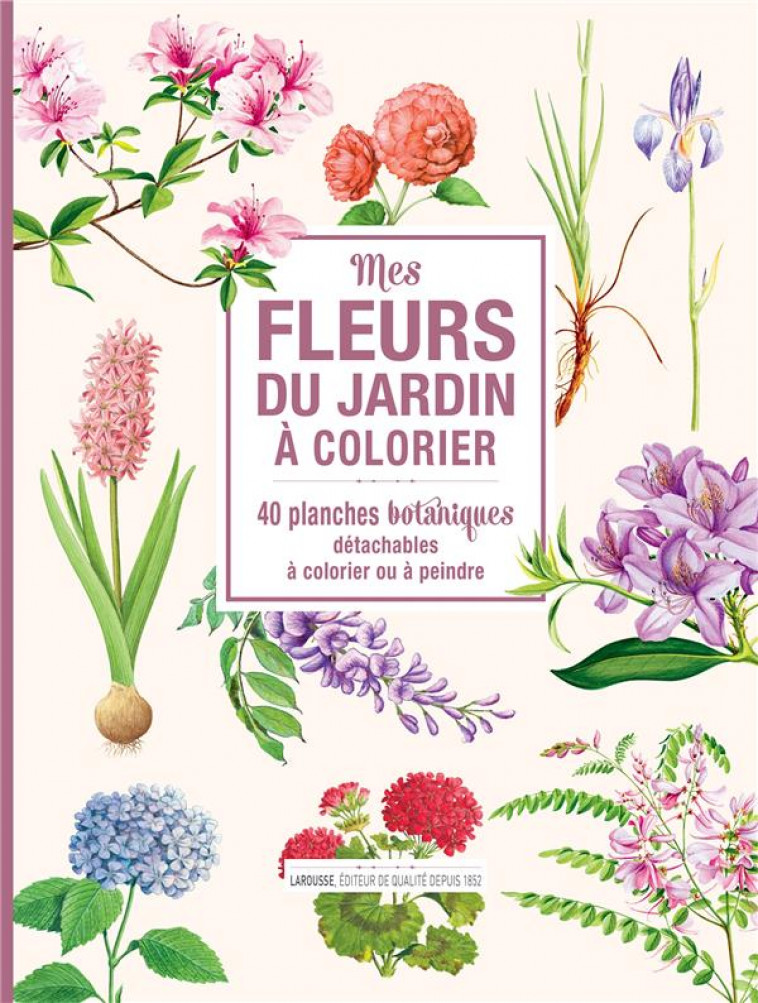 MES FLEURS DU JARDIN A COLORIER - XXX - NC