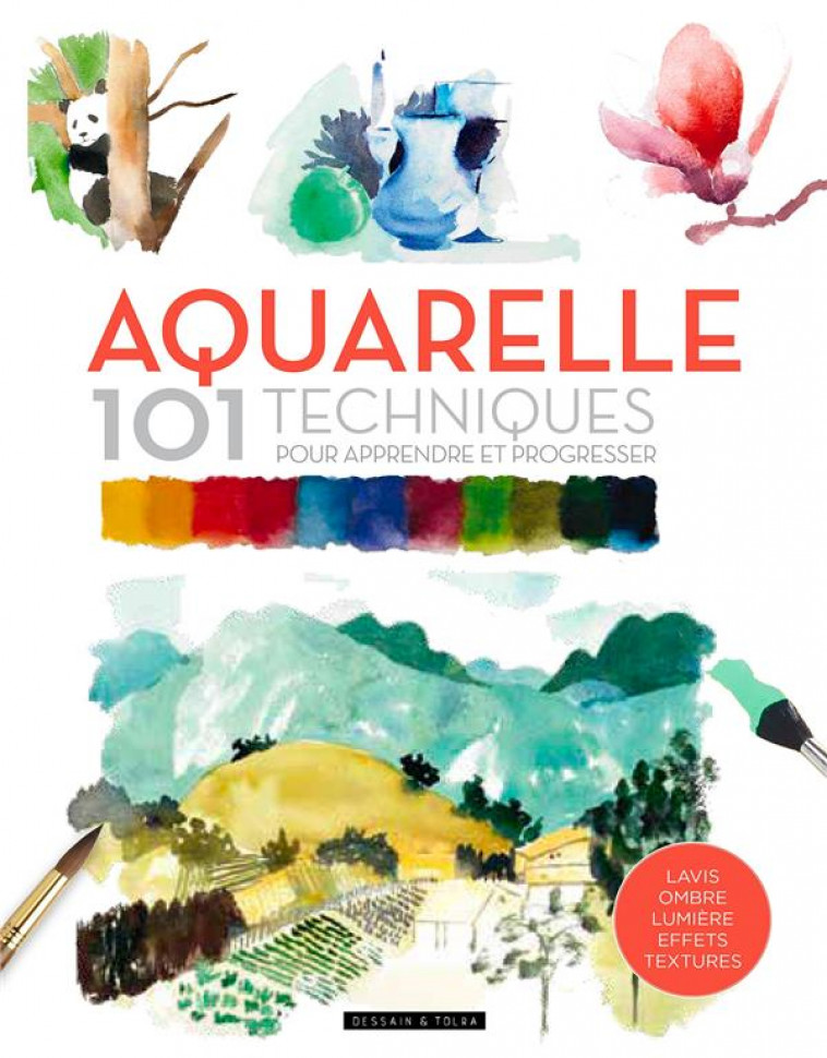 AQUARELLE 101 TECHNIQUES POUR APPRENDRE ET PROGRESSER - SANMIGUEL DAVID - PU SEPTENTRION