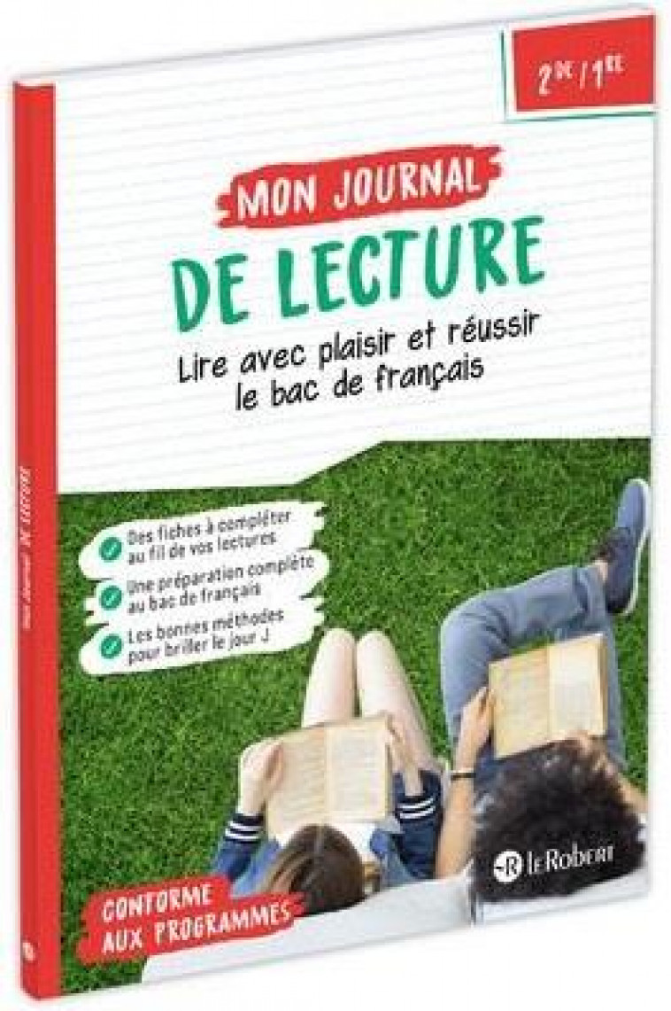 MON JOURNAL DE LECTURE 2DE/1RE - DELALE/GALAND/PINEL - LE ROBERT