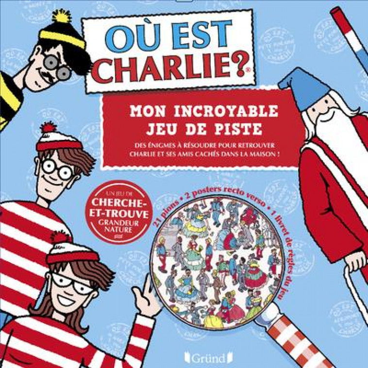 OU EST CHARLIE ? - MON INCROYABLE JEU DE PISTE - HANDFORD MARTIN - NC