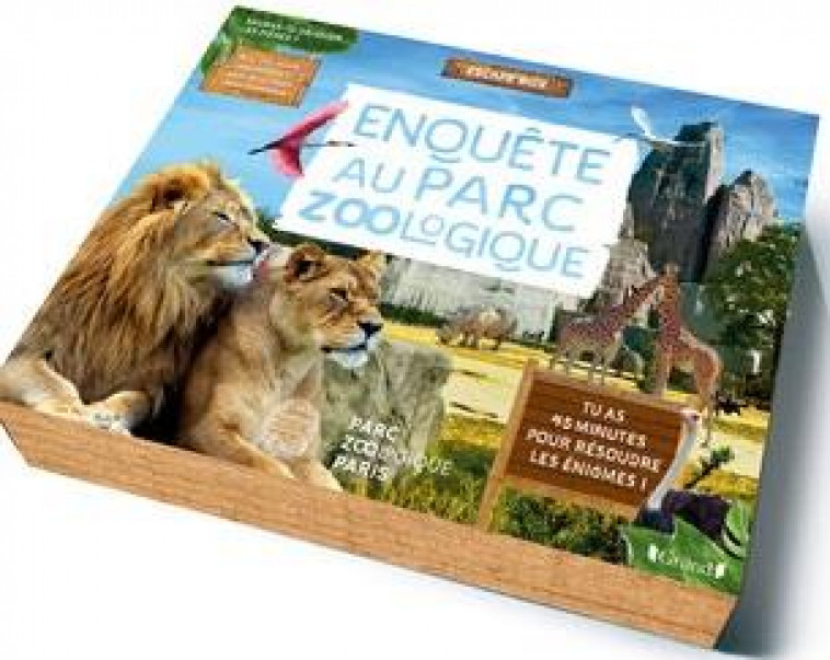 ESCAPE BOX - ENQUETE AU PARC ZOOLOGIQUE - LESCAILLE-MOULENES - NC