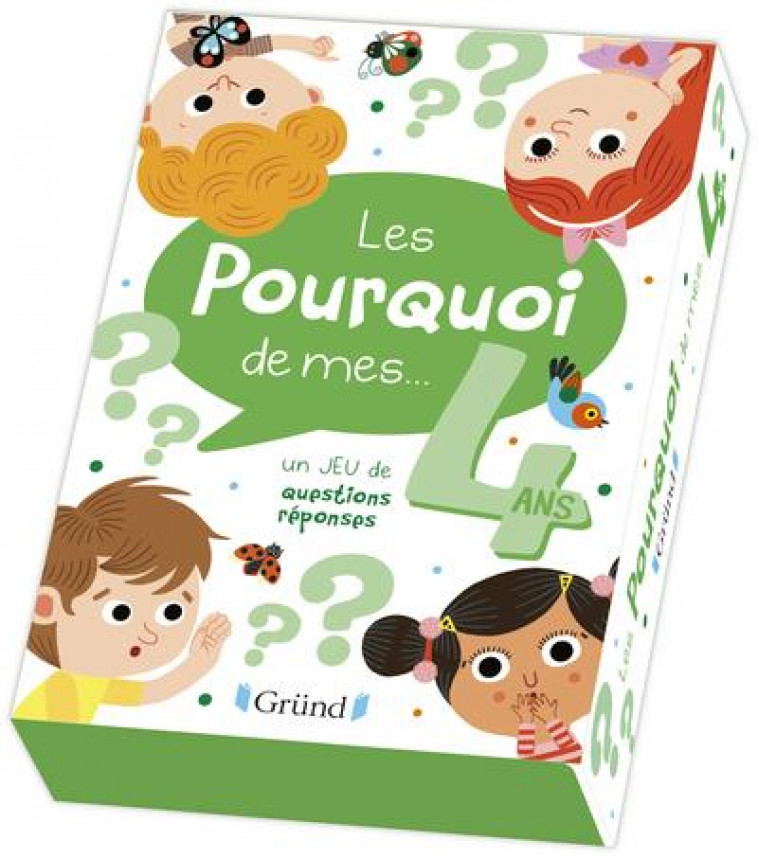 LES POURQUOI DE MES 4 ANS - UN JEU DE QUESTIONS REPONSES - DESFOUR AURELIE - NC