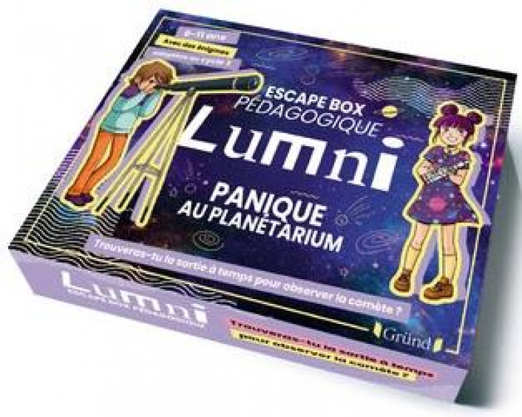 ESCAPE BOX LUMNI - 9-11 ANS - PANIQUE AU PLANETARIUM - LUMNI/CYRIELLE - NC