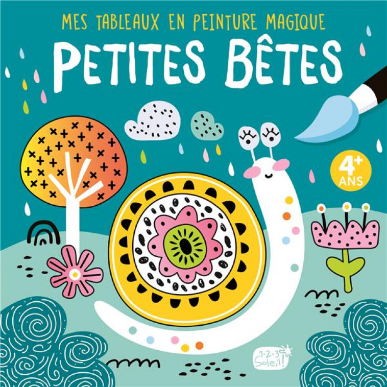 MES TABLEAUX EN PEINTURE MAGIQUE - PETITES BETES - IDEES BOOK CREATIONS - 1 2 3 SOLEIL