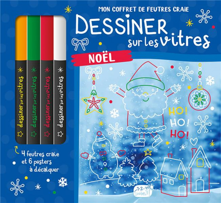 DESSINER SUR LES VITRES NOEL - IDEES BOOK CREATIONS - NC