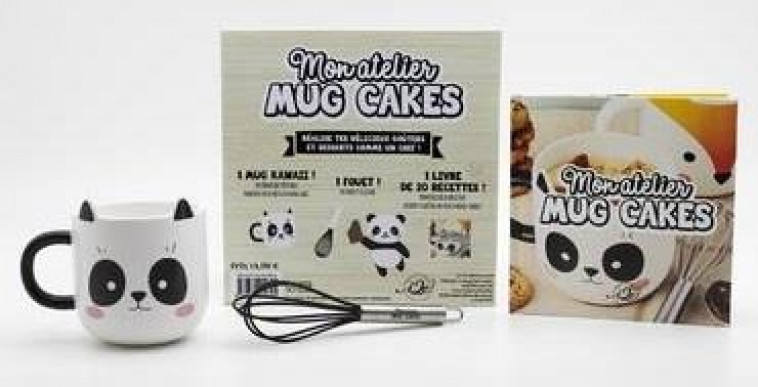 MON ATELIER MUG CAKE - PANDA - COLLECTIF - I2C